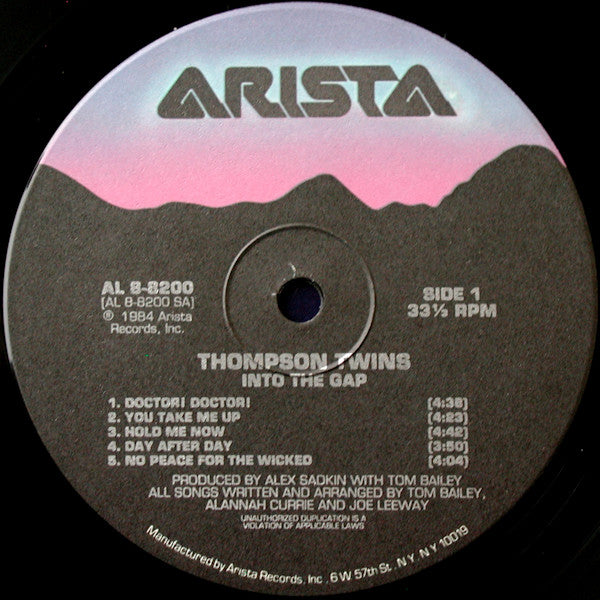 Thompson Twins : Into The Gap (LP, Album, RP, 2nd)