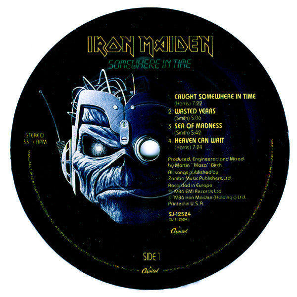 Buy Iron Maiden : Somewhere In Time (LP, Album, SRC) Online for a