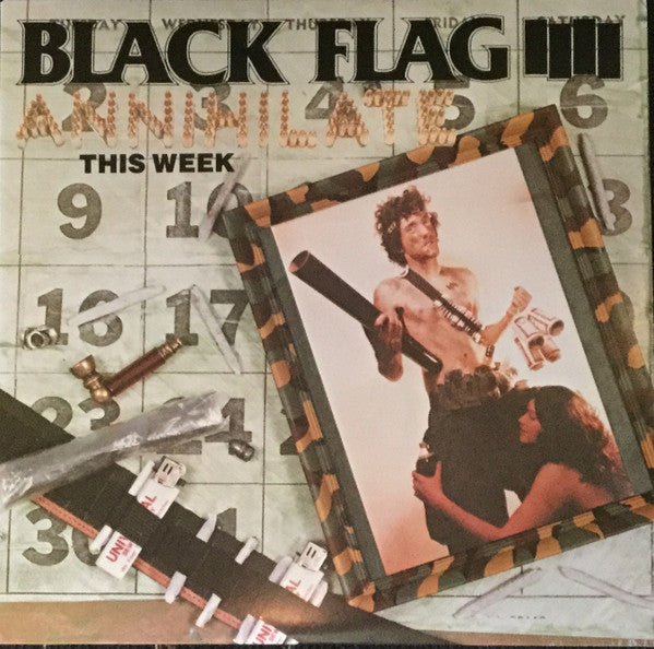 Black Flag : Annihilate This Week (12", Single, RP)