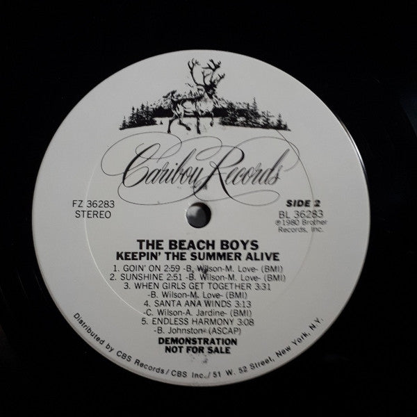 The Beach Boys : Keepin' The Summer Alive (LP, Album, Promo)