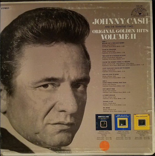 Johnny Cash And The Tennessee Two* : Original Golden Hits Volume II (LP, Comp)