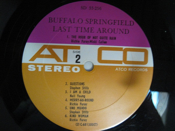 Buffalo Springfield : Last Time Around (LP, Album, CT)