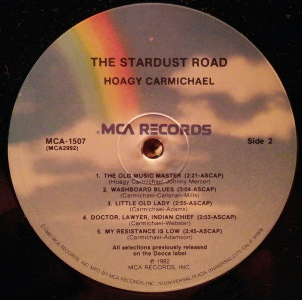 Hoagy Carmichael : The Stardust Road (LP, Comp, Pin)