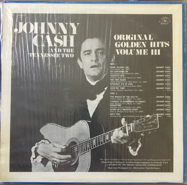 Johnny Cash And The Tennessee Two* : Original Golden Hits Volume III (LP, Comp)