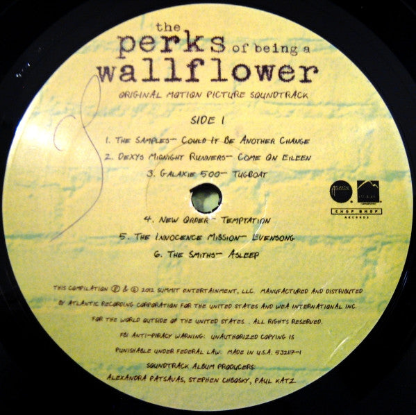 Various : The Perks Of Being A Wallflower (Original Motion Picture Soundtrack) (LP, Comp)