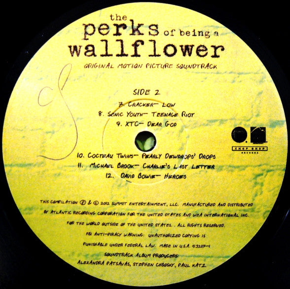 Various : The Perks Of Being A Wallflower (Original Motion Picture Soundtrack) (LP, Comp)