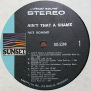 Fats Domino : Ain't That A Shame (LP, Comp, Ele)