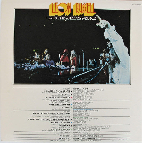 Leon Russell : Leon Russell And The Shelter People (LP, Album, Los)