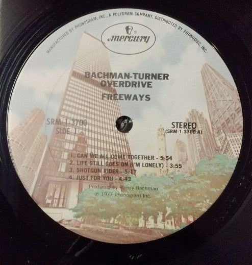 Bachman-Turner Overdrive : Freeways (LP, Album, Pit)