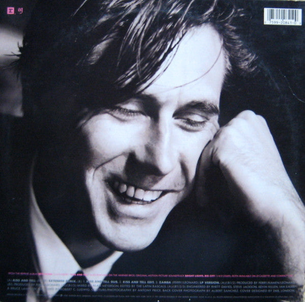 Bryan Ferry : Kiss And Tell (12", Maxi, Pic)