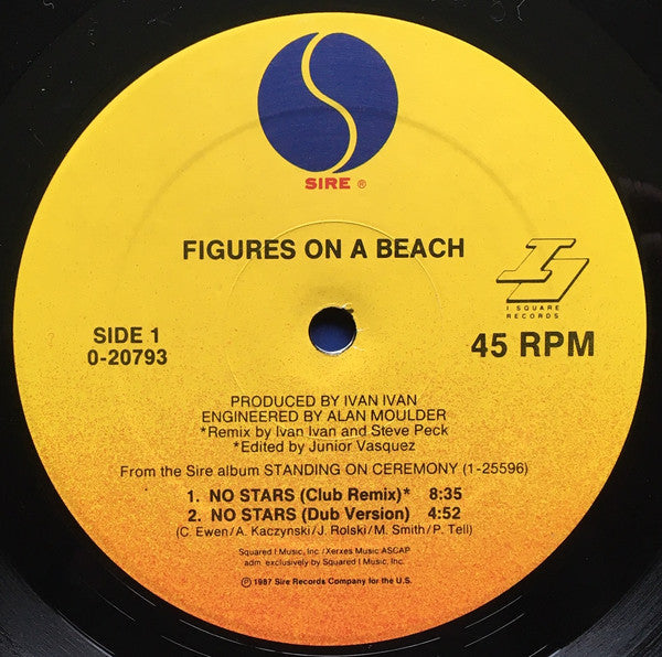 Figures On A Beach : No Stars (12", Single)