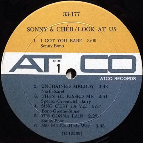 Sonny & Cher : Look At Us (LP, Album, Mono, Mon)