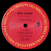 Mick Jagger : She's The Boss (LP, Album, Pit)