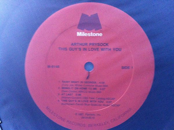 Arthur Prysock : This Guy's In Love With You (LP, Album, Car)