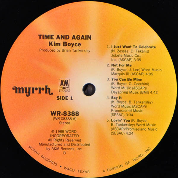 Kim Boyce : Time And Again (LP, Album)