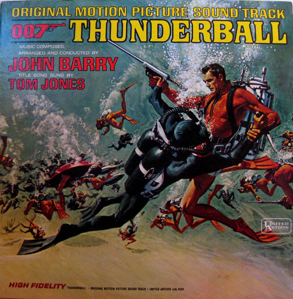 John Barry : Thunderball (Original Motion Picture Soundtrack) (LP, Album, Mono, Pit)