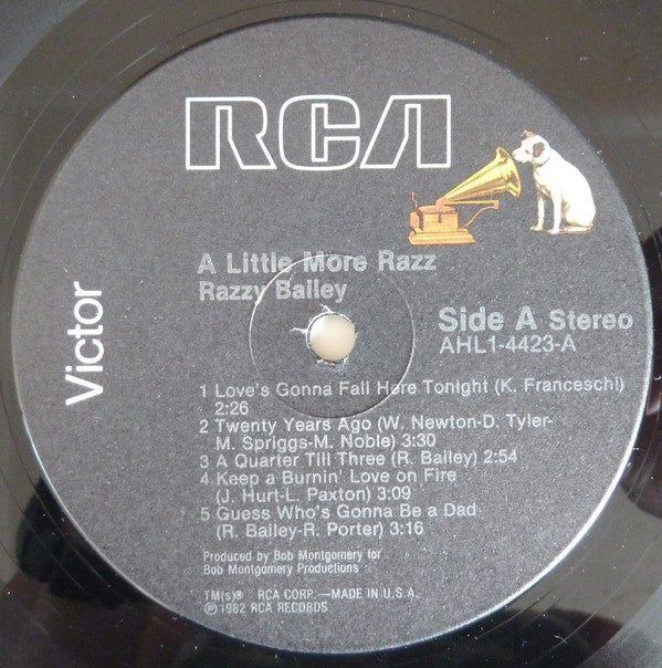 Razzy Bailey : A Little More Razz (LP, Album, Ind)