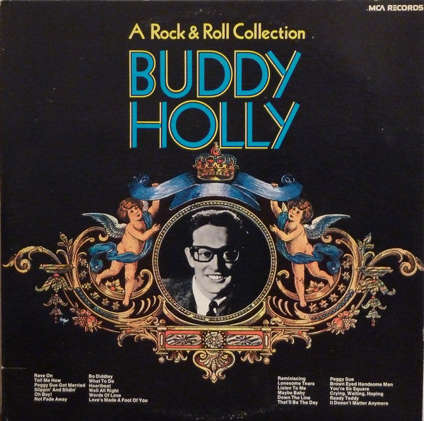 Buddy Holly : A Rock & Roll Collection (2xLP, Comp, RE, Glo)