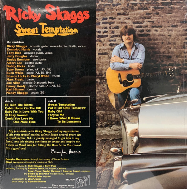 Ricky Skaggs : Sweet Temptation (LP, Album, Ele)