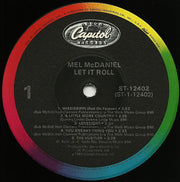 Mel McDaniel : Let It Roll (LP, Album)