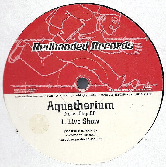 Aquatherium : Never Stop EP (12", EP)