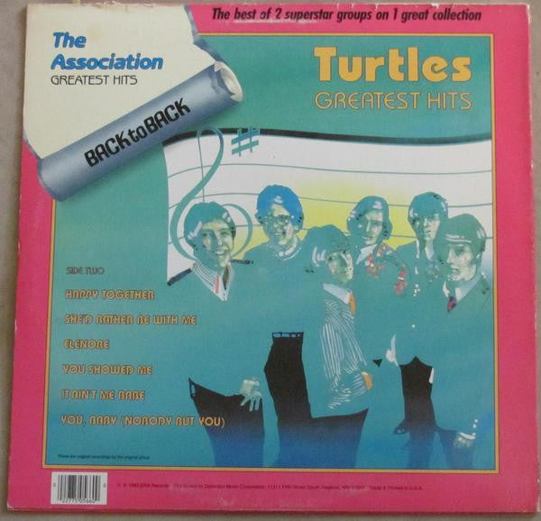 The Association (2) / The Turtles : Back To Back (LP, Comp)