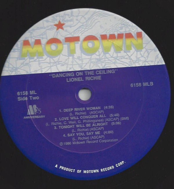 Lionel Richie : Dancing On The Ceiling (LP, Album, Club, Car)