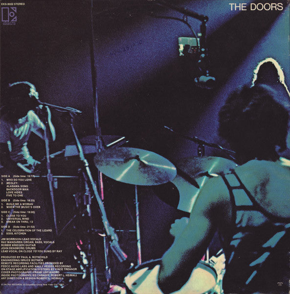 The Doors : Absolutely Live (2xLP, Album, Pit)