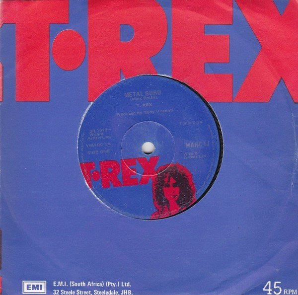 T. Rex : Metal Guru (7", Single)
