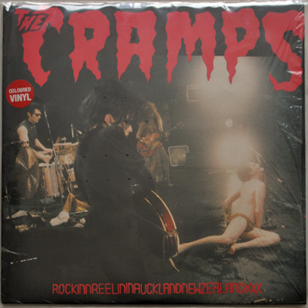 The Cramps : Rockinnreelininaucklandnewzealandxxx (LP, Album, RE, Red)