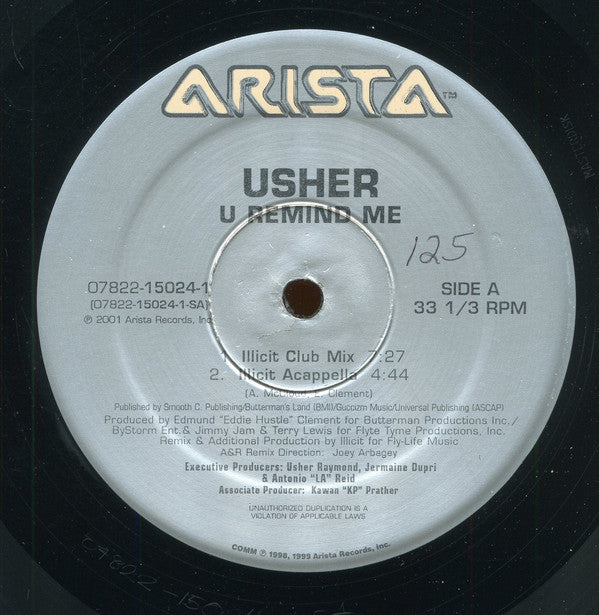 Usher : U Remind Me (12")