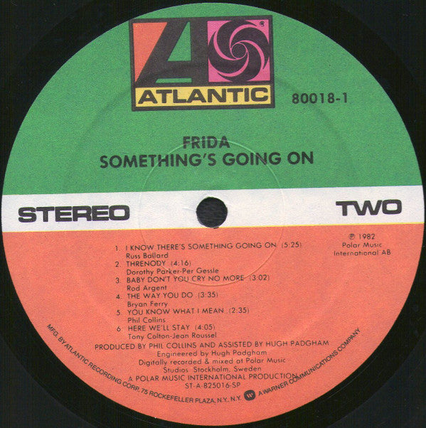Frida : Something's Going On (LP, Album, SP )