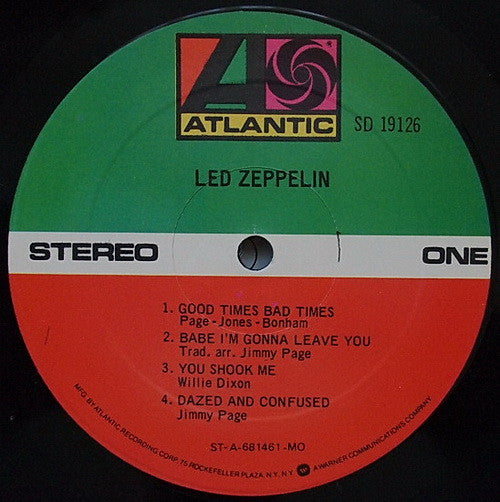 Led Zeppelin : Led Zeppelin (LP, Album, RE, Mon)