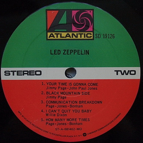 Led Zeppelin : Led Zeppelin (LP, Album, RE, Mon)