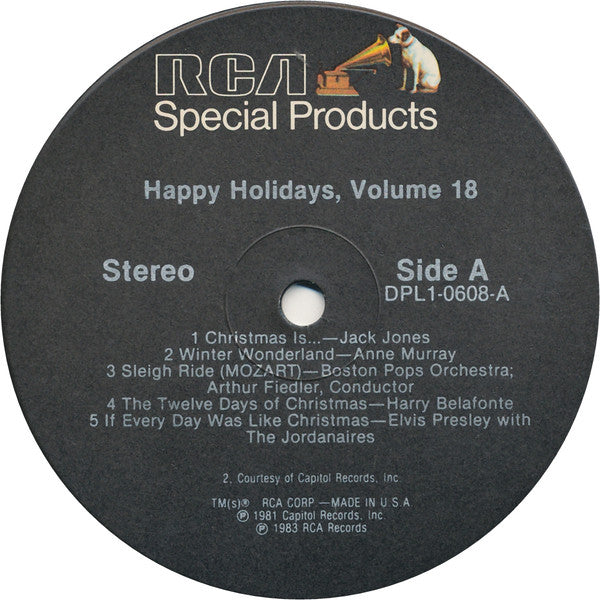 Various : True Value Happy Holidays Volume 18 (LP, Comp)