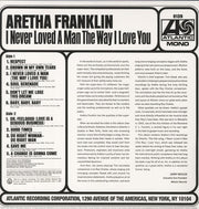 Aretha Franklin : I Never Loved A Man The Way I Love You (LP, Album, Mono, RE, 180)