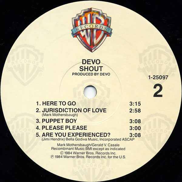 Devo : Shout (LP, Album, All)