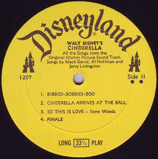 Various : Walt Disney's Cinderella (LP, Album, RE)