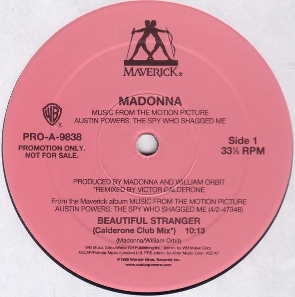 Madonna : Beautiful Stranger (12", Promo)