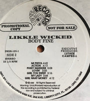 Likkle Wicked : Body Fine (LP, Promo)