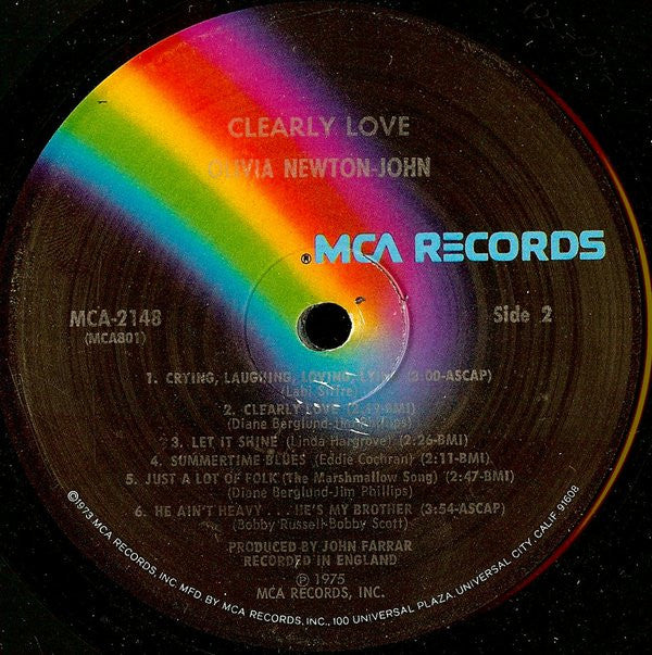 Olivia Newton-John : Clearly Love (LP, Pin)