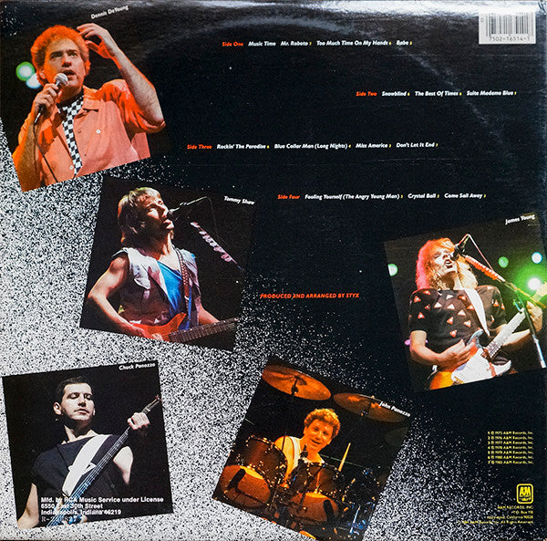 Styx : Caught In The Act Live (2xLP, Album, Club, RCA)