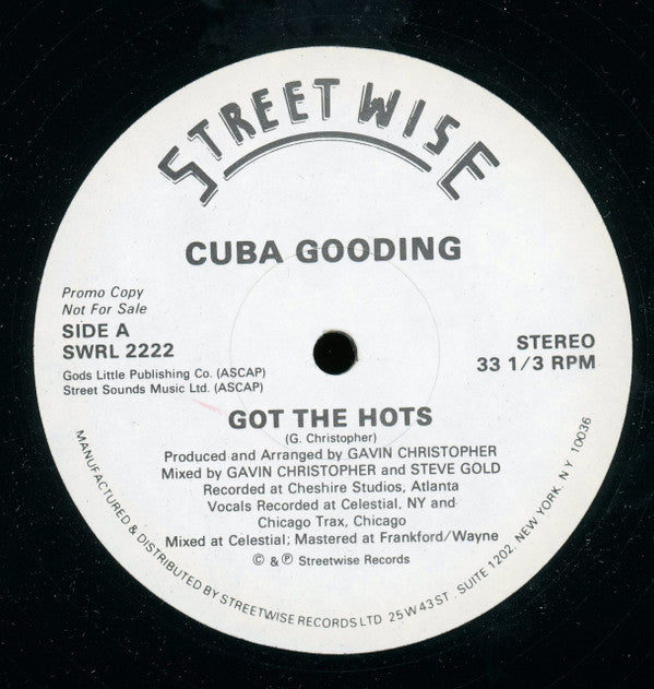 Cuba Gooding : Got The Hots (12", Promo)