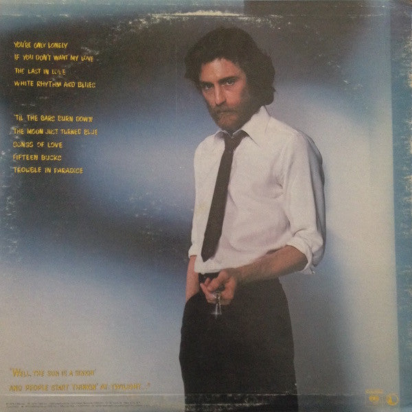 J.D. Souther* : You're Only Lonely (LP, Album, Pit)
