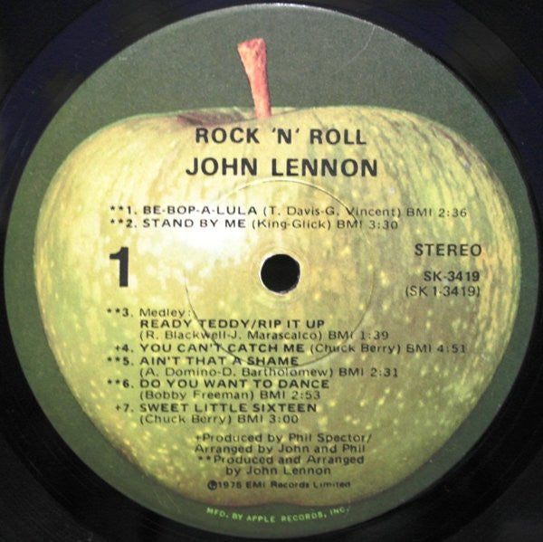 John Lennon : Rock 'N' Roll (LP, Album, Win)