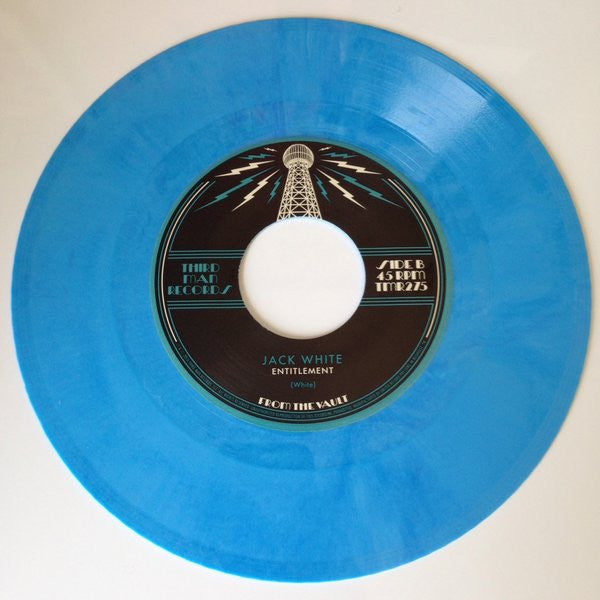 Jack White (2) : Lazaretto Demos (7", Ltd, Blu)