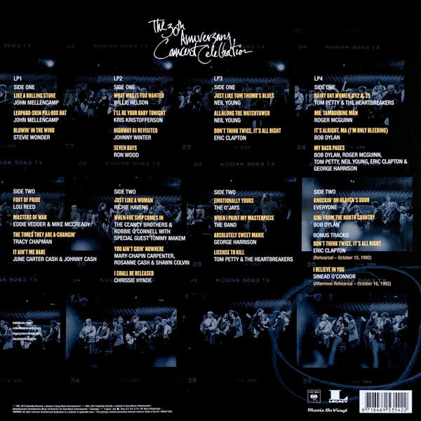 Bob Dylan : The 30th Anniversary Concert Celebration (Box, Dlx + 4xLP, Album, RE, RM, 180)
