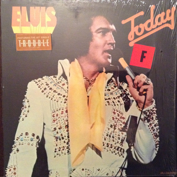 Elvis* : Today (LP, Album, Tan)