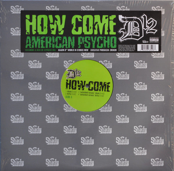 D12 : How Come / American Psycho (12", Single)