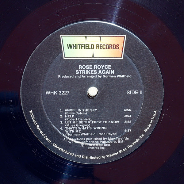 Rose Royce : Strikes Again (LP, Album, Mon)